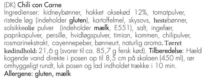 Chili con Carne med oksekød middagsret