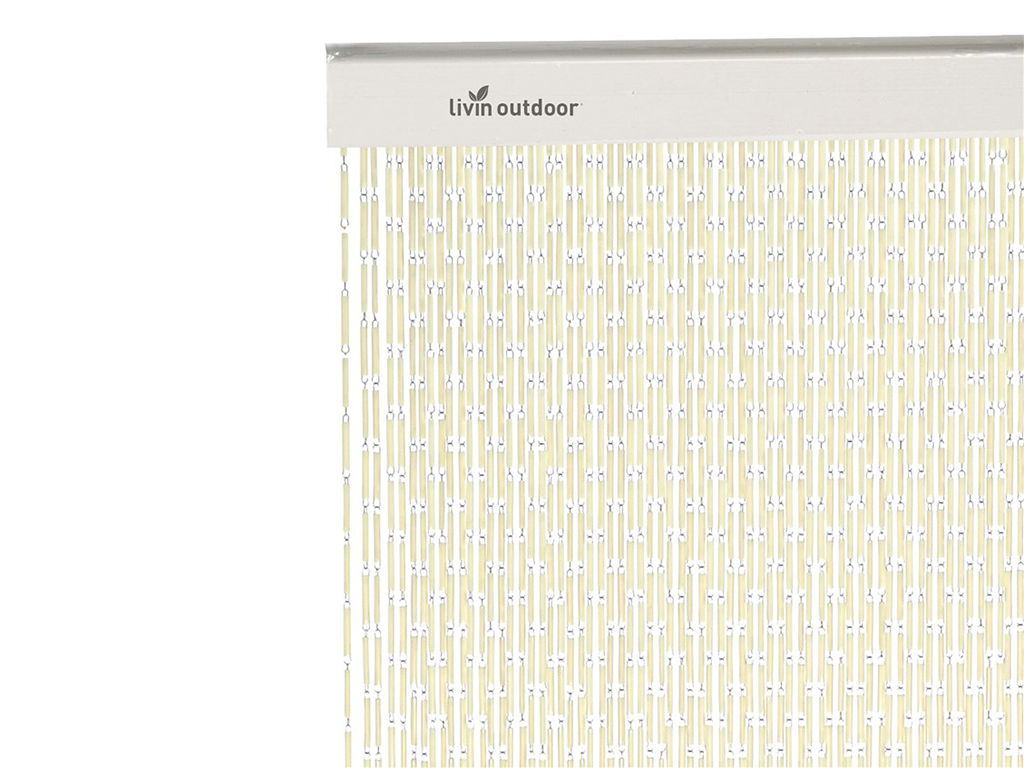 Livn Tube 90 x 210 cm deurgordijn - White