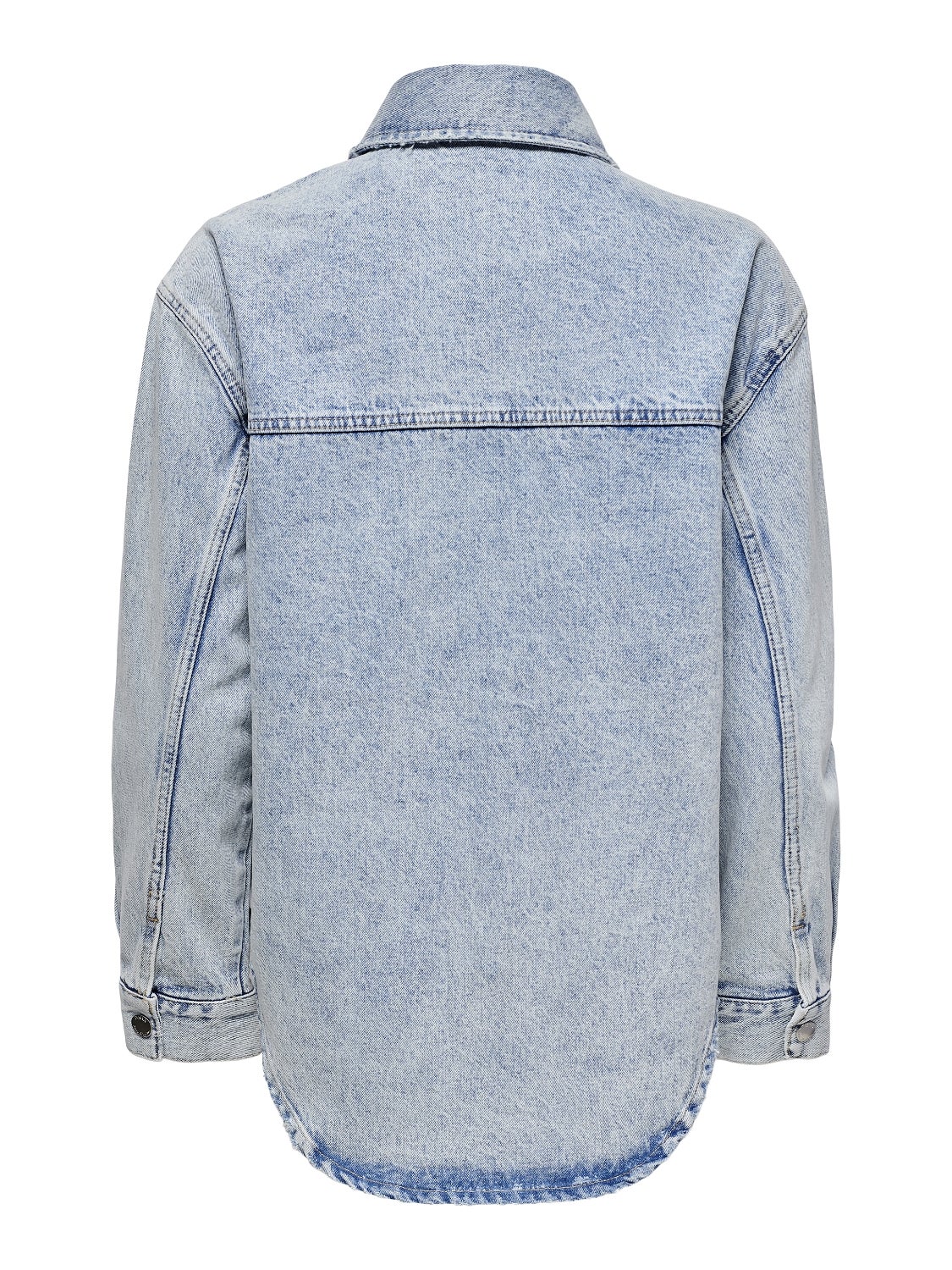 ONLEVER Jeanshemd Light Blue Denim