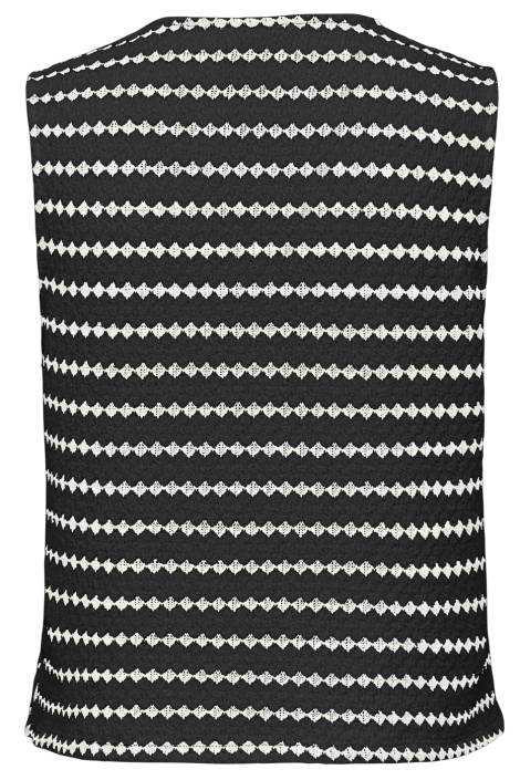 Only zwarte dames gilet