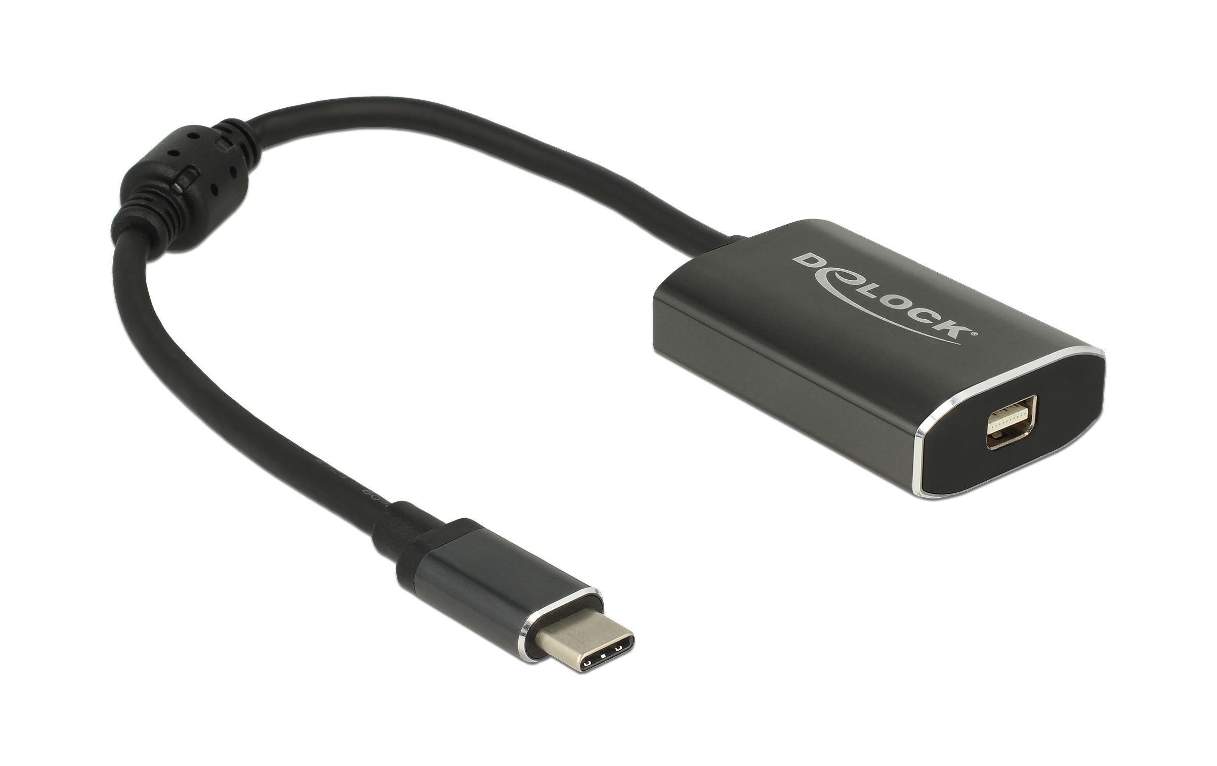 Adapter 4K USB-C - Mini-DP/USB-C mit PDUSB-C zu mini Displayport Adapter