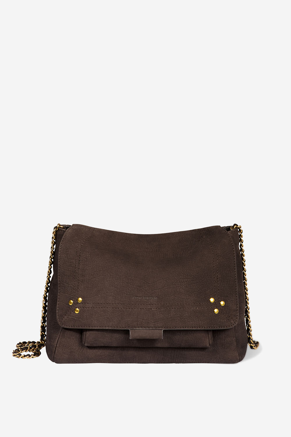 Lulu M croco leather crossbody