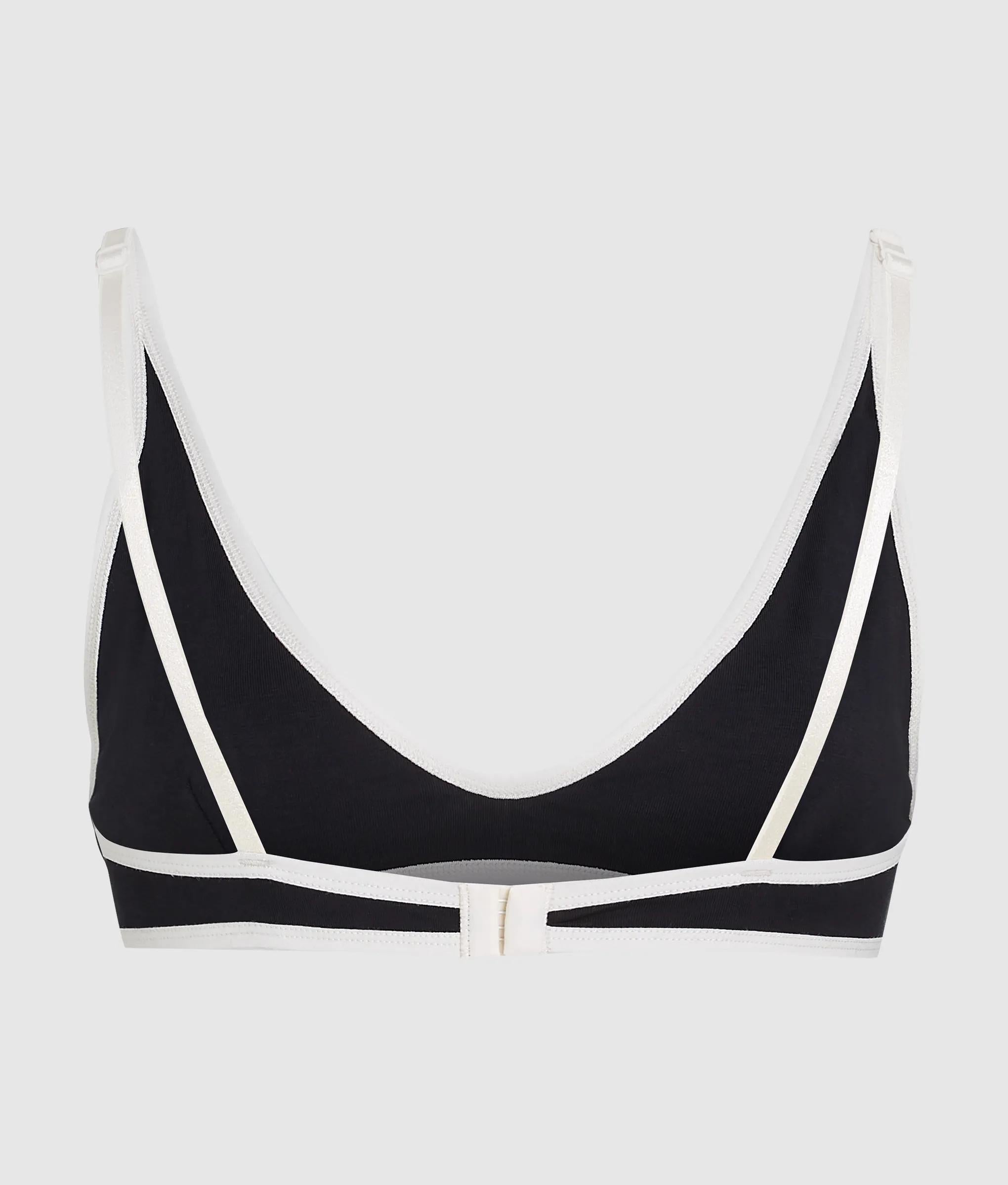 Monochroom driehoekige beha