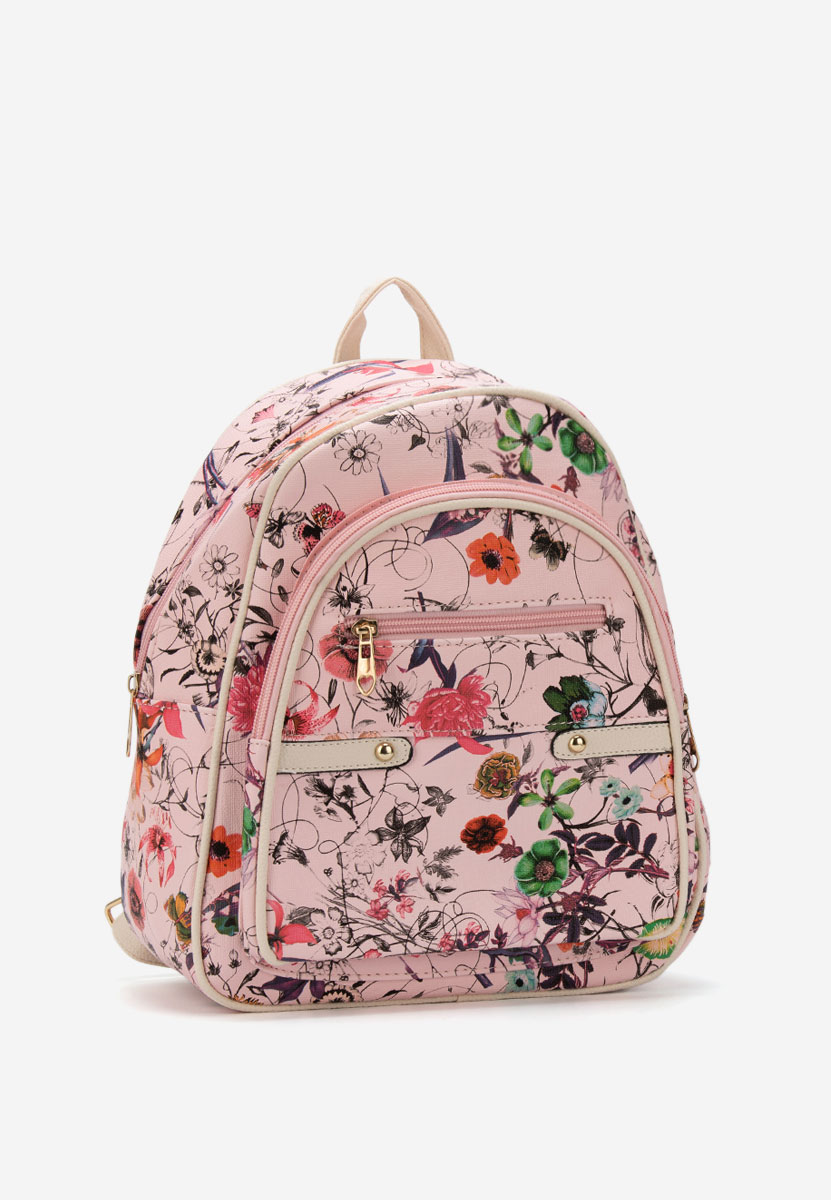 Sac à dos pour femme rose Silviona