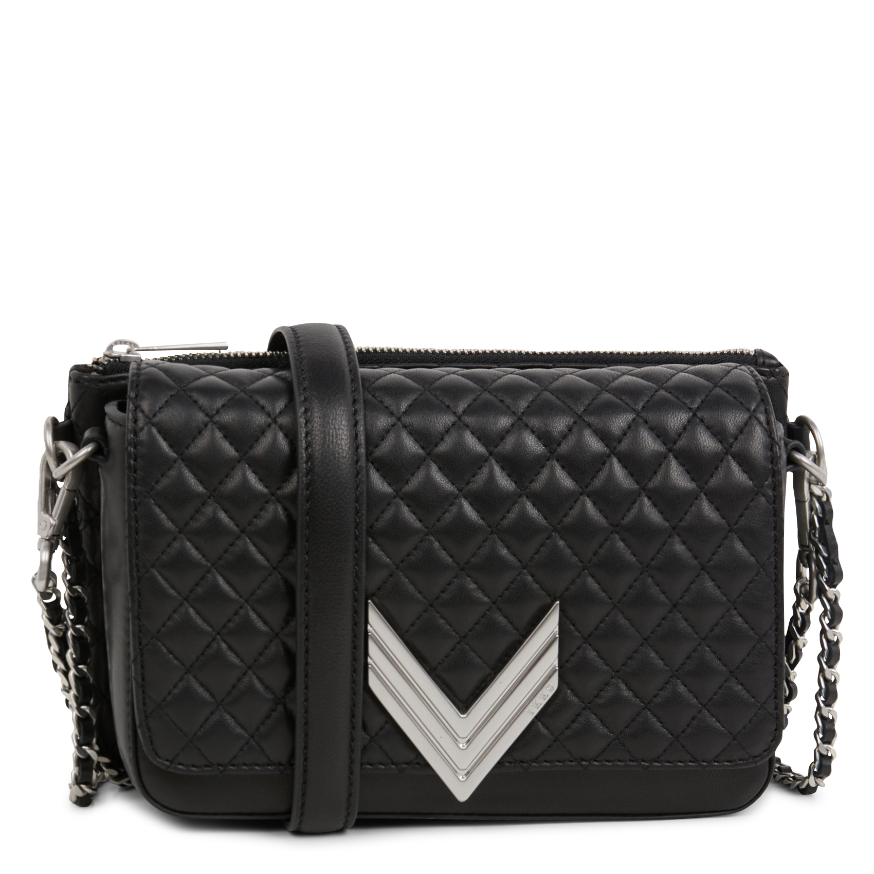 111 - Sac bandoulière en cuir | Noir