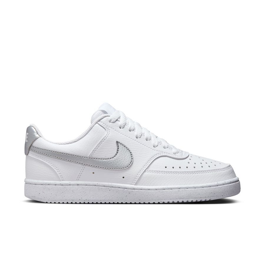 Nike Chaussures Court Vision Low Next Nature - Blanc/Argenté Femme