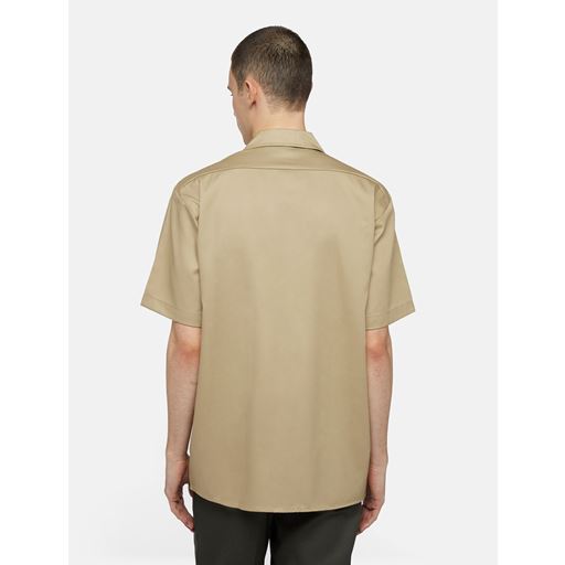 Dickies Work Shirt Kortærmet Skjorte, Khaki, XL