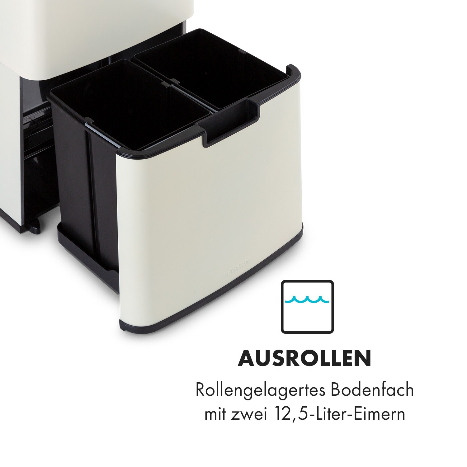 Royal Trash Rose Gold Sensor-Mülleimer 72 Liter Edelstahl
