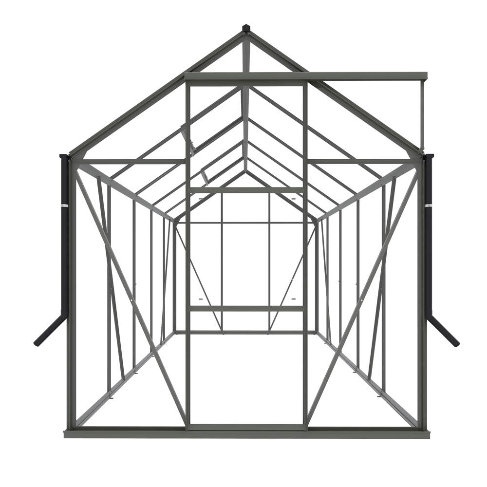 Royal Well Kate III - Tuinkas - Groen - 217x192x314 cm - Veiligheidsglas
