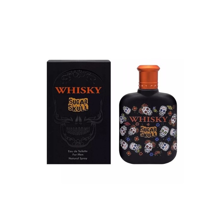 Evaflor Whiskey Sugar Skull Eau de Toilette für Herren 100 ml