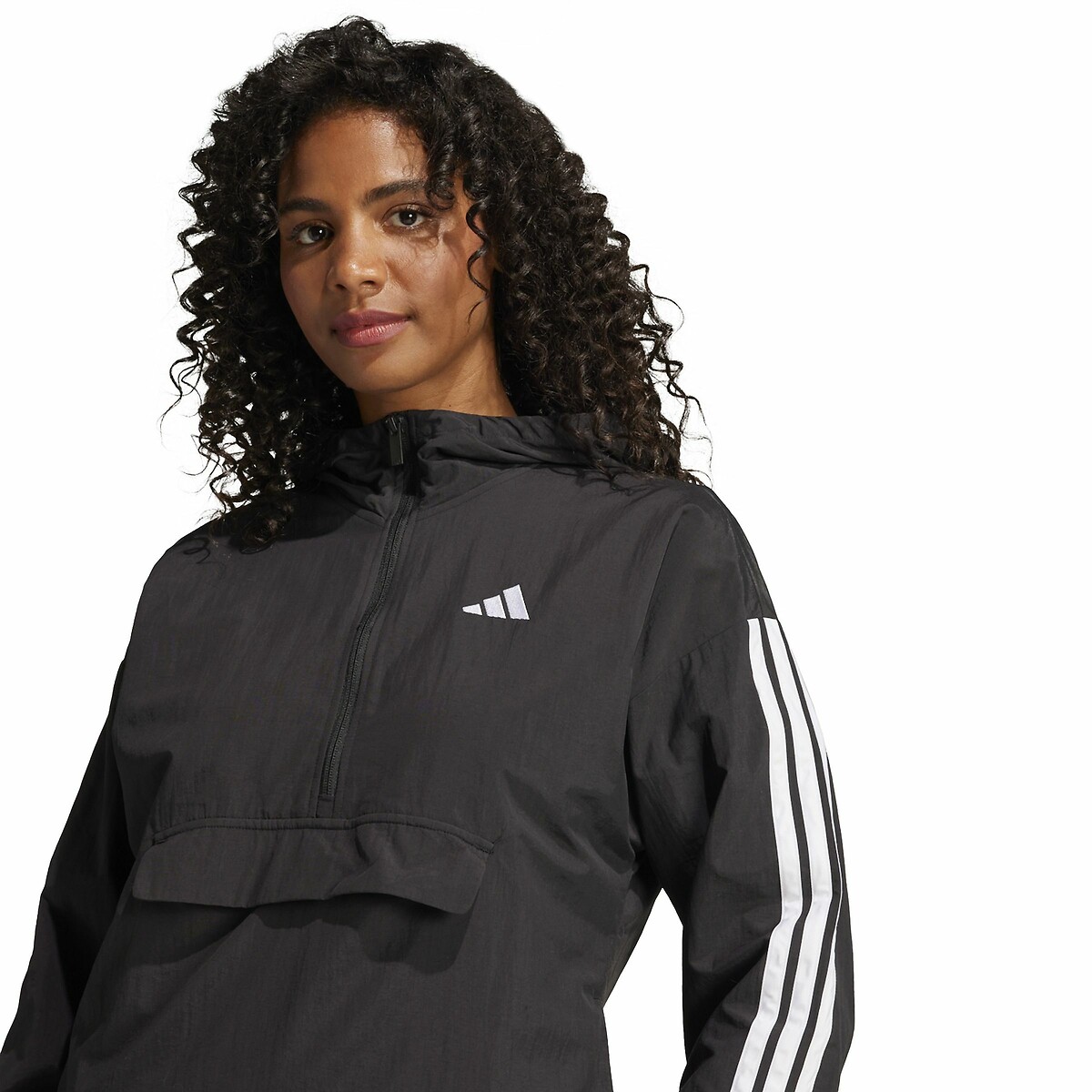 ADIDAS ROUPAS ESPORTIVAS<br>Jaqueta Corta-Vento Woven Essentials 3 Listras