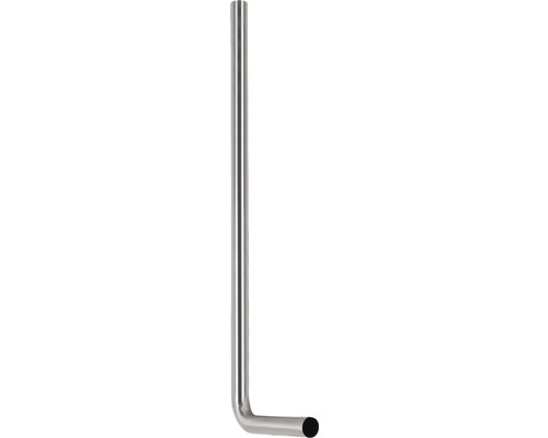 Afvoerbocht voor wastafels 750 x 220 mm 32 mm mat chroom
