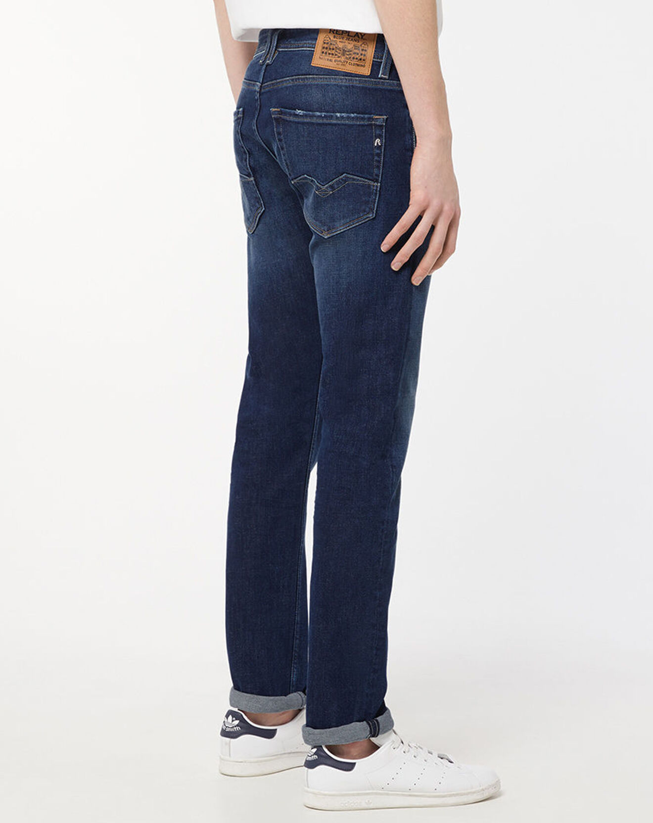 Replay Jean Denim Functional bleu foncé