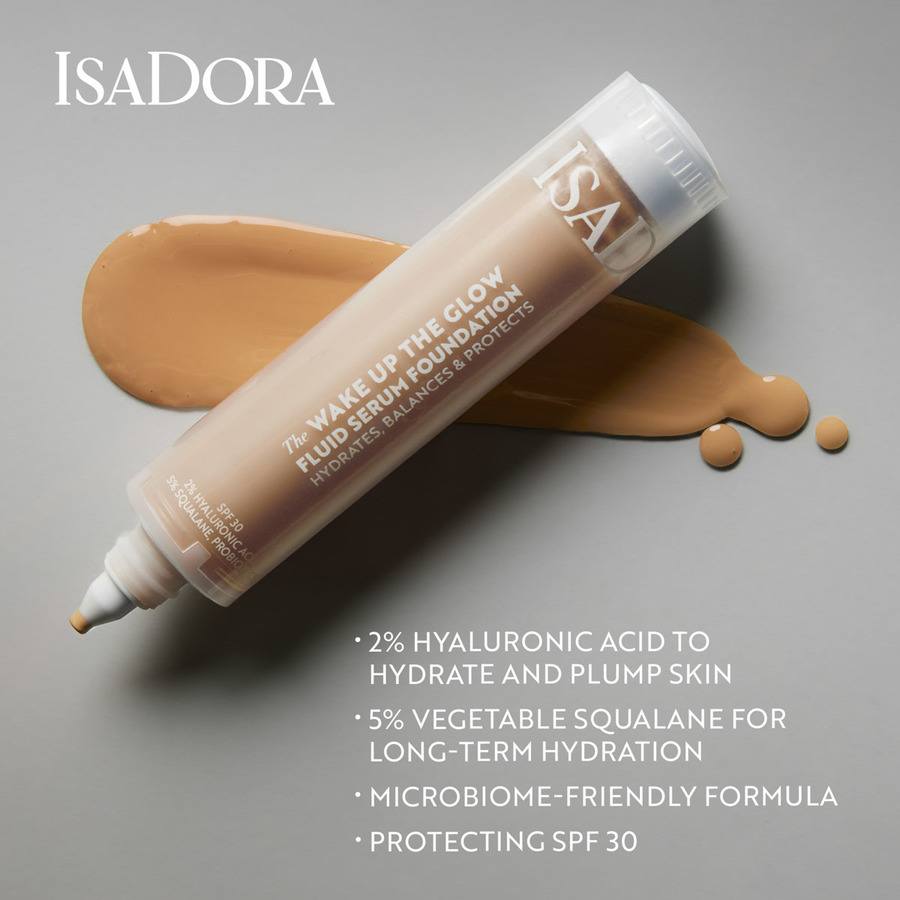 Isadora Wake Up the Glow Fluid Serum Foundation 5N 30ml