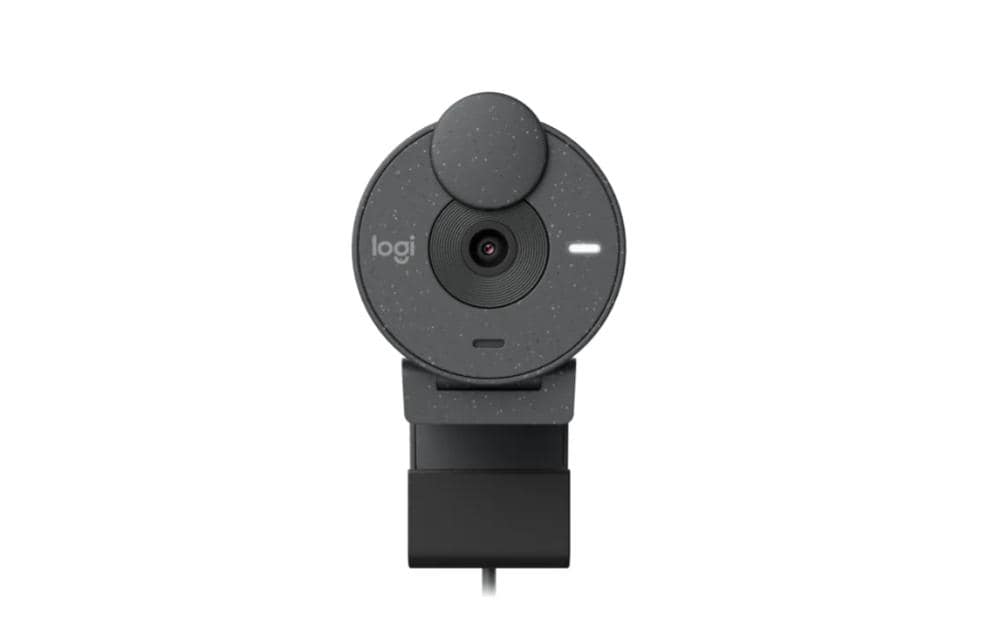 Webcam Brio 305 Graphite, 1080P 30 fpsStellen Sie Ihren Mitarbeitern eine benutzerfreundliche Webcam für eine bessere Zusammenarbeit zur Verfügung