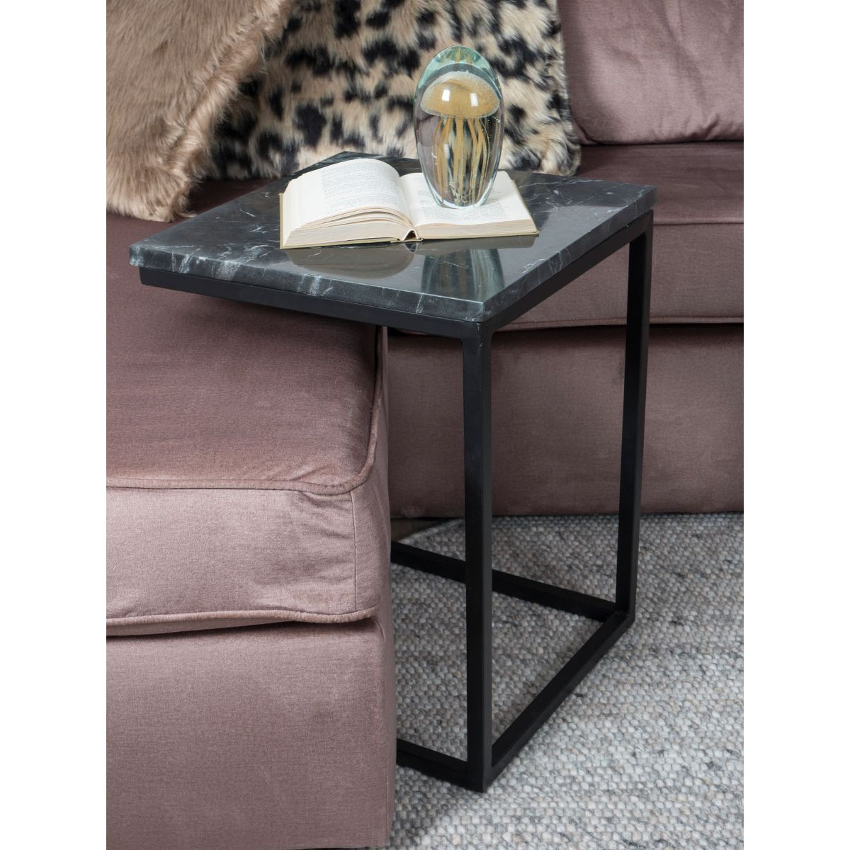 Laptoptafel Mitch Wit/Zwart