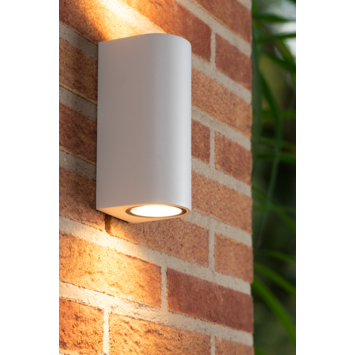Lucide ZARO wandspot Buiten IP44 Wit