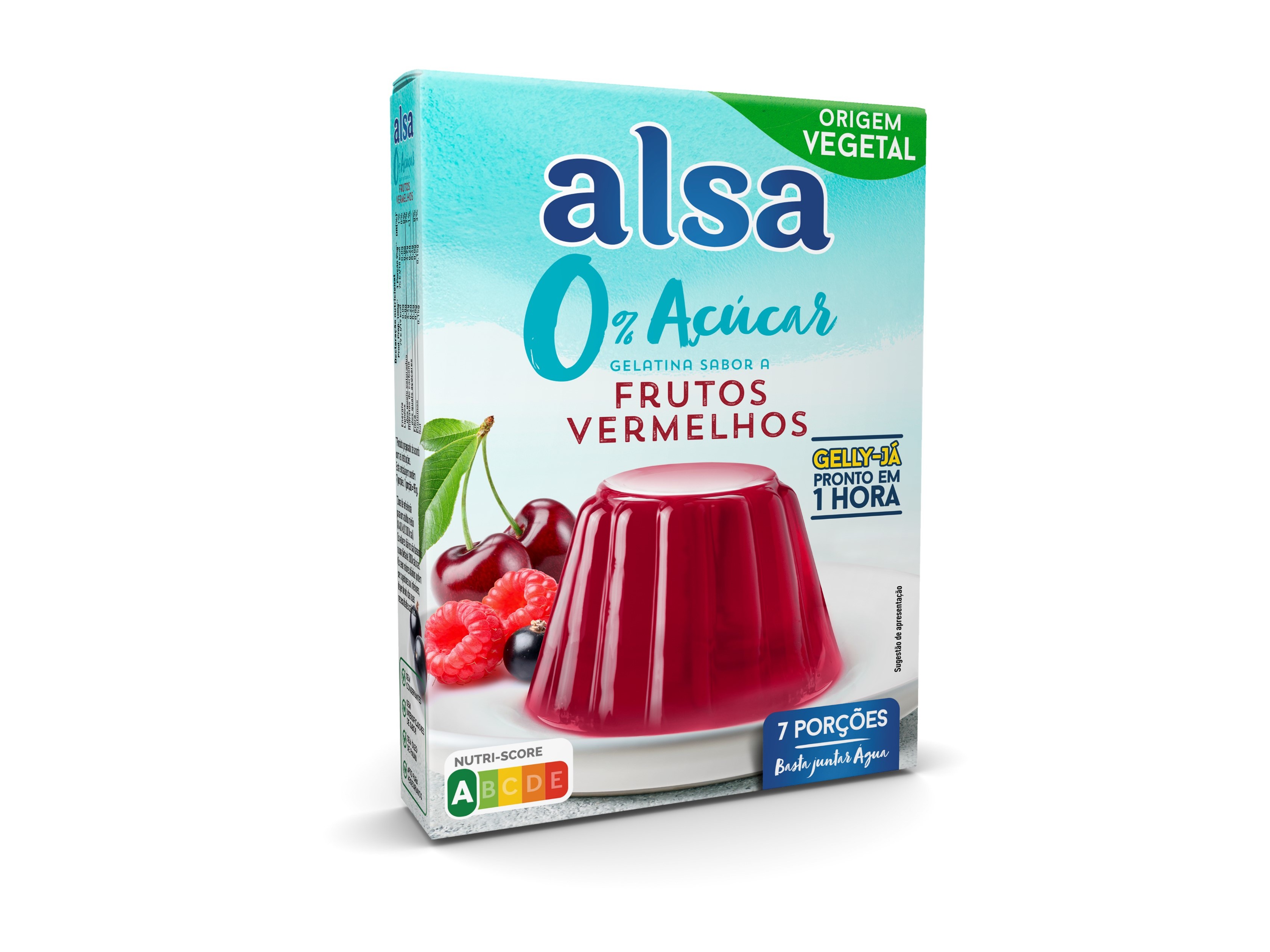 GELATINAS ALSA 0% FRUTOS VERMELHOS 42G
