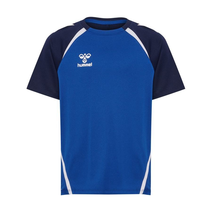 Hummel T-shirt d'Entraînement hmlLEAD 2.0 - Bleu/Bleu Marine/Blanc Enfant