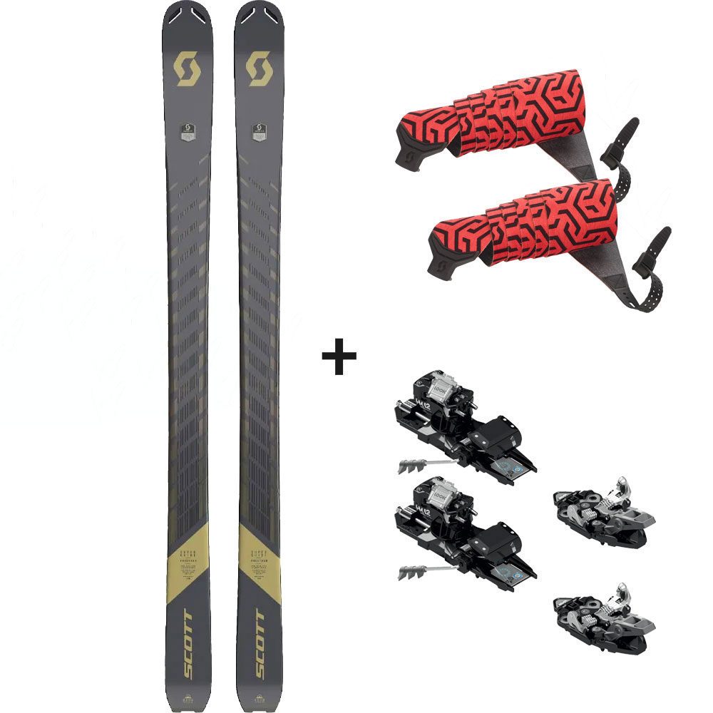 Scott Superguide Freetour 22/23 Tourenski Komplettset & Look Bindung & Fell
