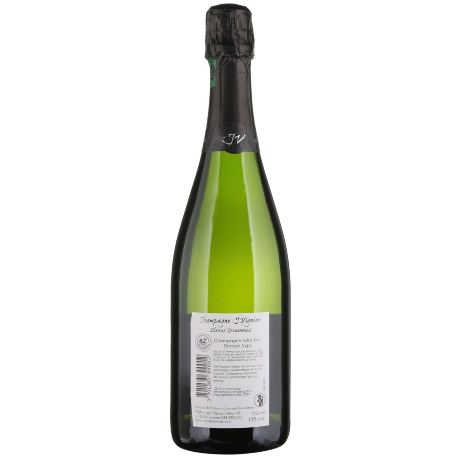 Champagne AOC Silexus Sézannensis blanc de blancs -75cl