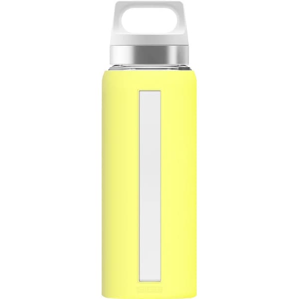 Gourde SIGG GLASS DREAM 0.65L WIDE MOUTH OPENING ULTRA LEMON