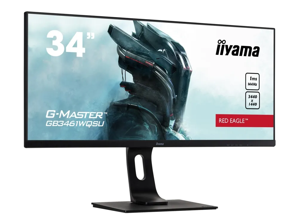 [OUTLET] - iiyama G-MASTER Red Eagle GB3461WQSU-B1 - LED-skærm - 34