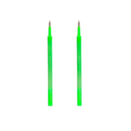Legami Set mit 2 Ersatzpatronen für Gelstift - Lovely Friends Neon Grün