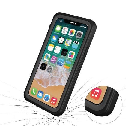 Coque de protection Tigra Sport Fitclic Neo étanche pour iPhone X/XS