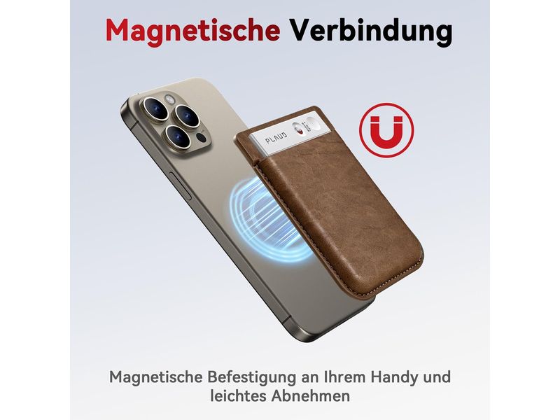 Plaud Note Magnetische Hülle Braun Passend zum Plaud Note AI Voice Recorder