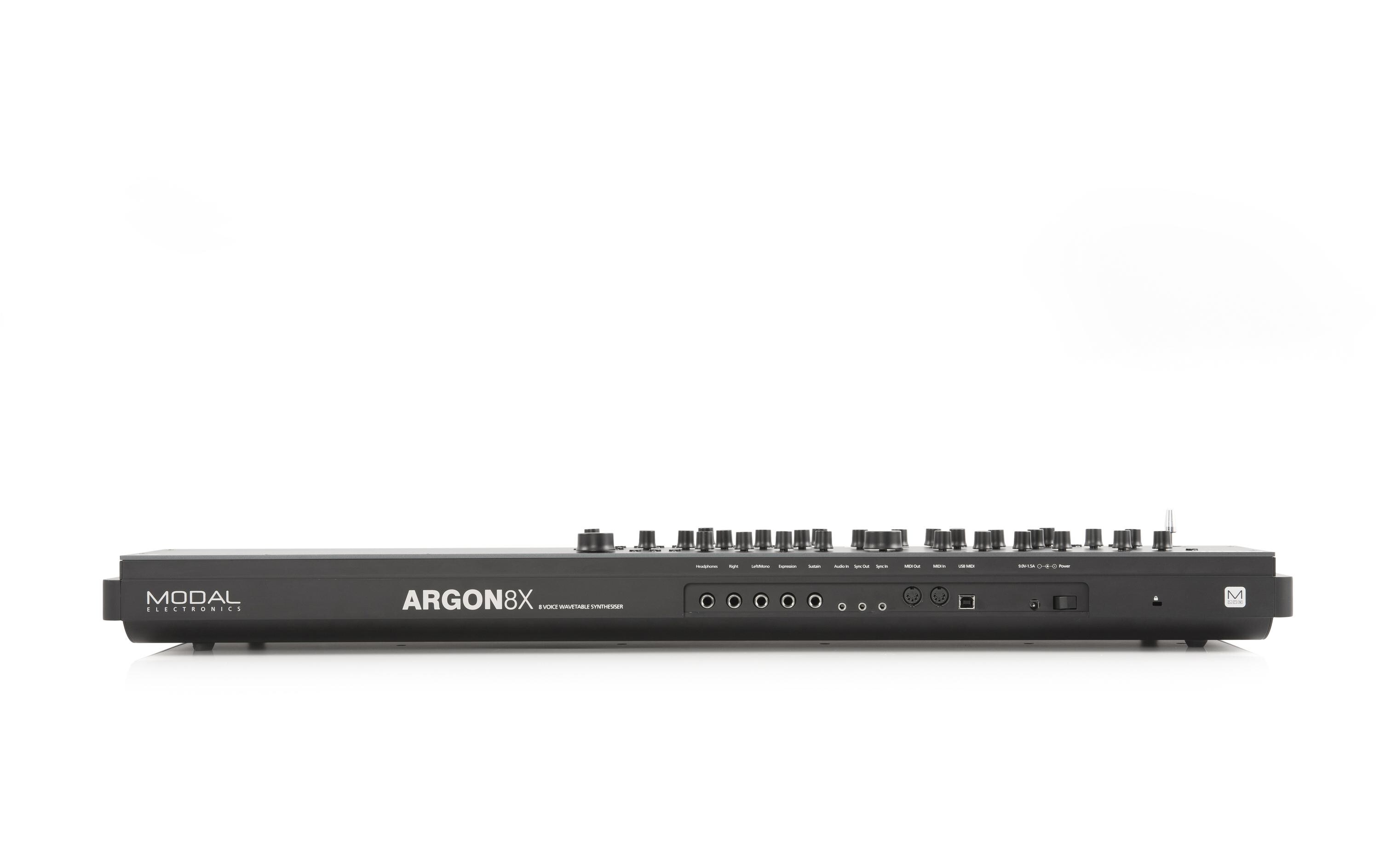 Synthesizer Argon8X<br>8-stimmiger Wavetable-Synthesizer mit 61-Noten-Tastatur