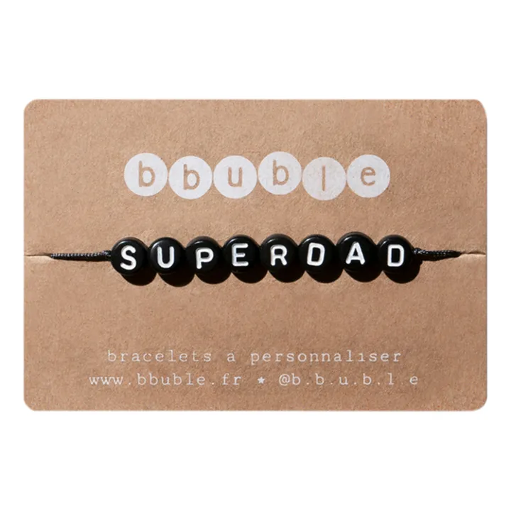 Bbuble Bracelet Superdad | Noir