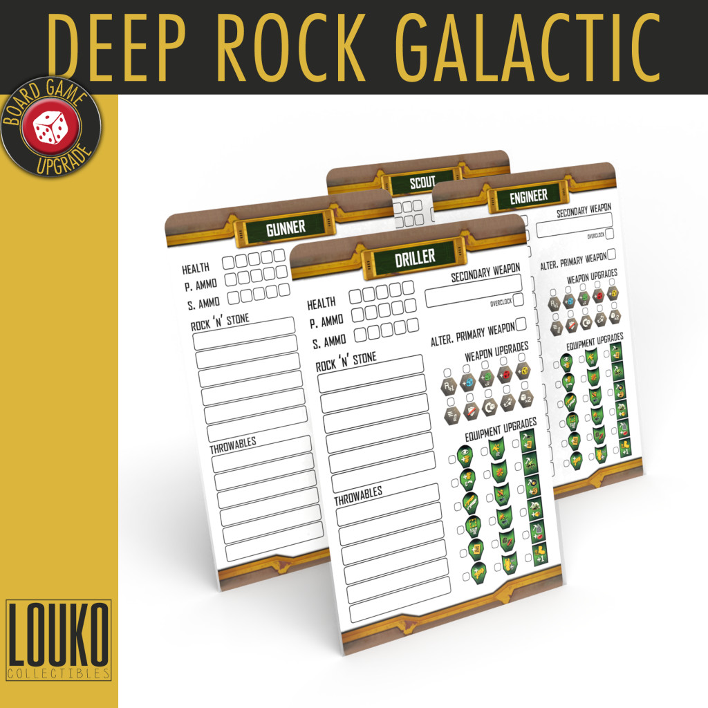 Journaux de campagne réinscriptibles pour Deep Rock Galactic