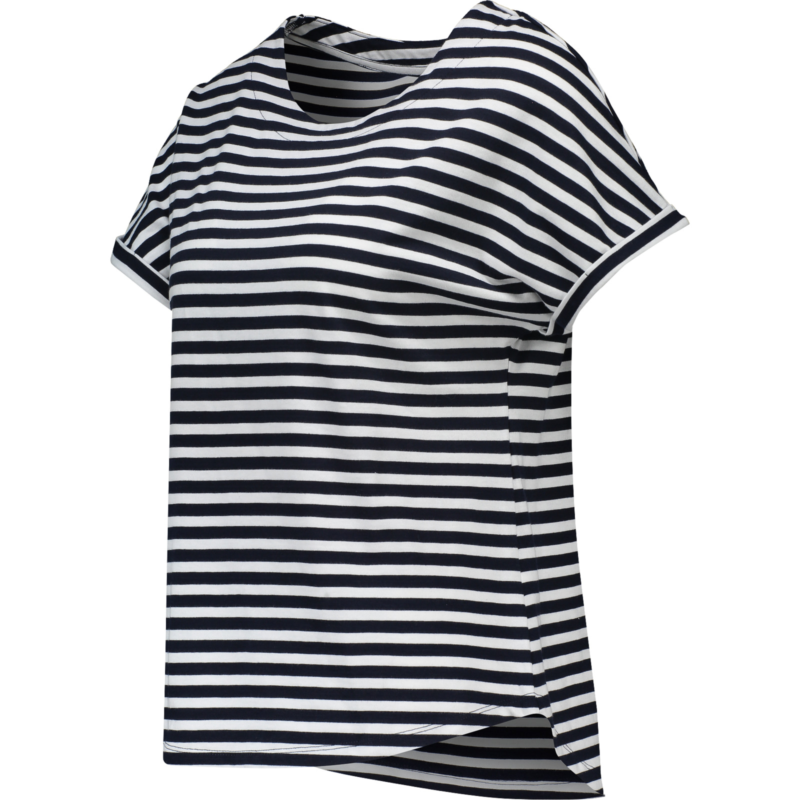 Damen-T-Shirt, Stripes XL, navy