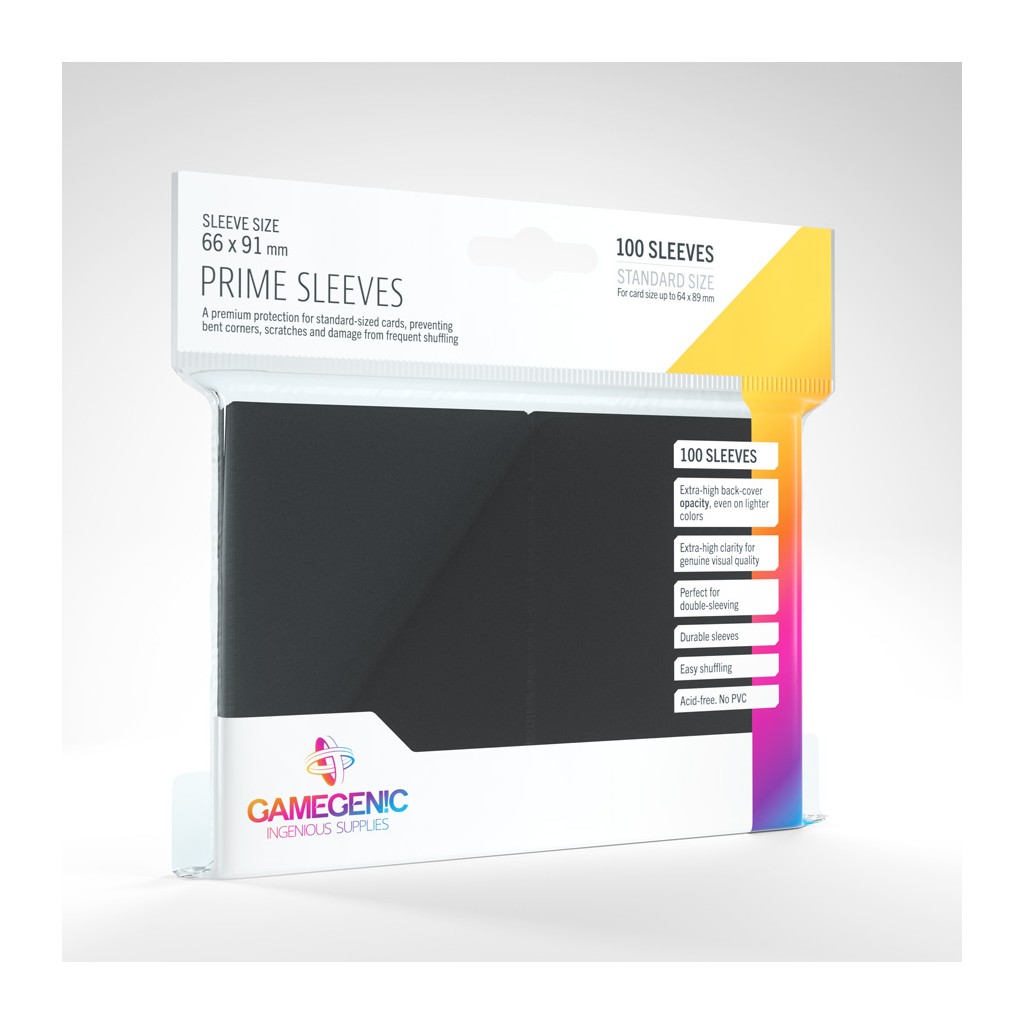 Gamegenic - 100 Prime Sleeves - 66x91