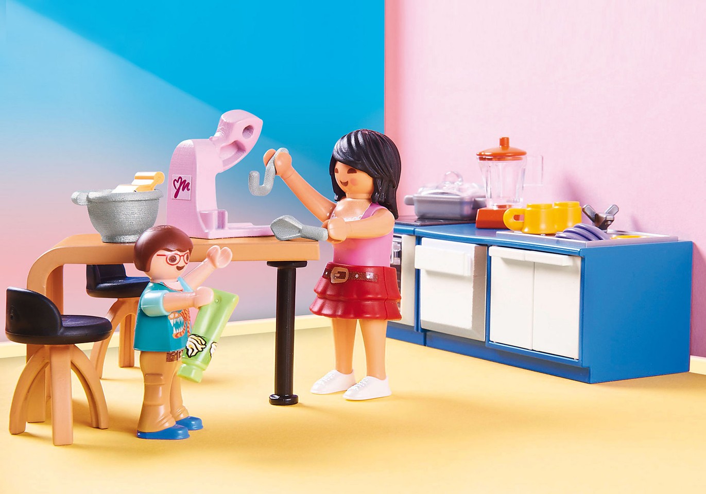 Playmobil - Familie Køkken (70206)