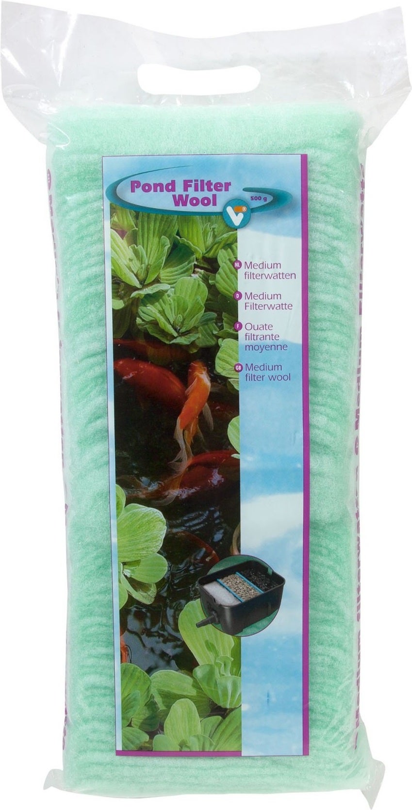 VT filterwatten groen 500 g
