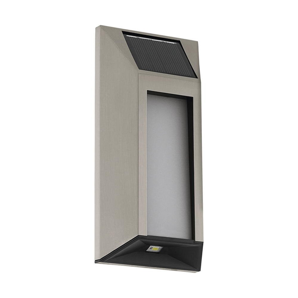 LED Solar Wandlamp Z in Roestvrij Staal 2W IP44