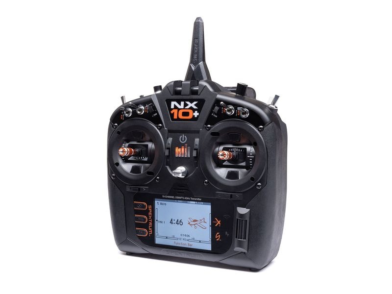 Spektrum Fernsteuerung NX10  2.4 GHz DSMX 10-Kanal, (nur Se 10-Kanal Sender für Flugzeug und Helikopter