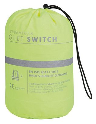 Gilet Tucano Urbano Switch Bleu/Jaune