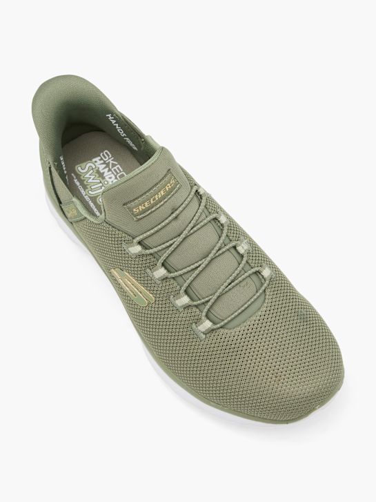 Skechers SWIFT FIT PURE GENIUS Slip-Ons Olive