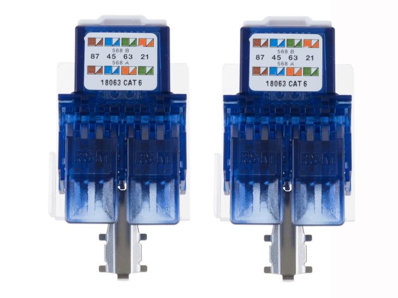 Feller EDIZIOdue Netzwerkdose UP 2x RJ45 Kat. 6 ungeschirmt Netzwerkdose,