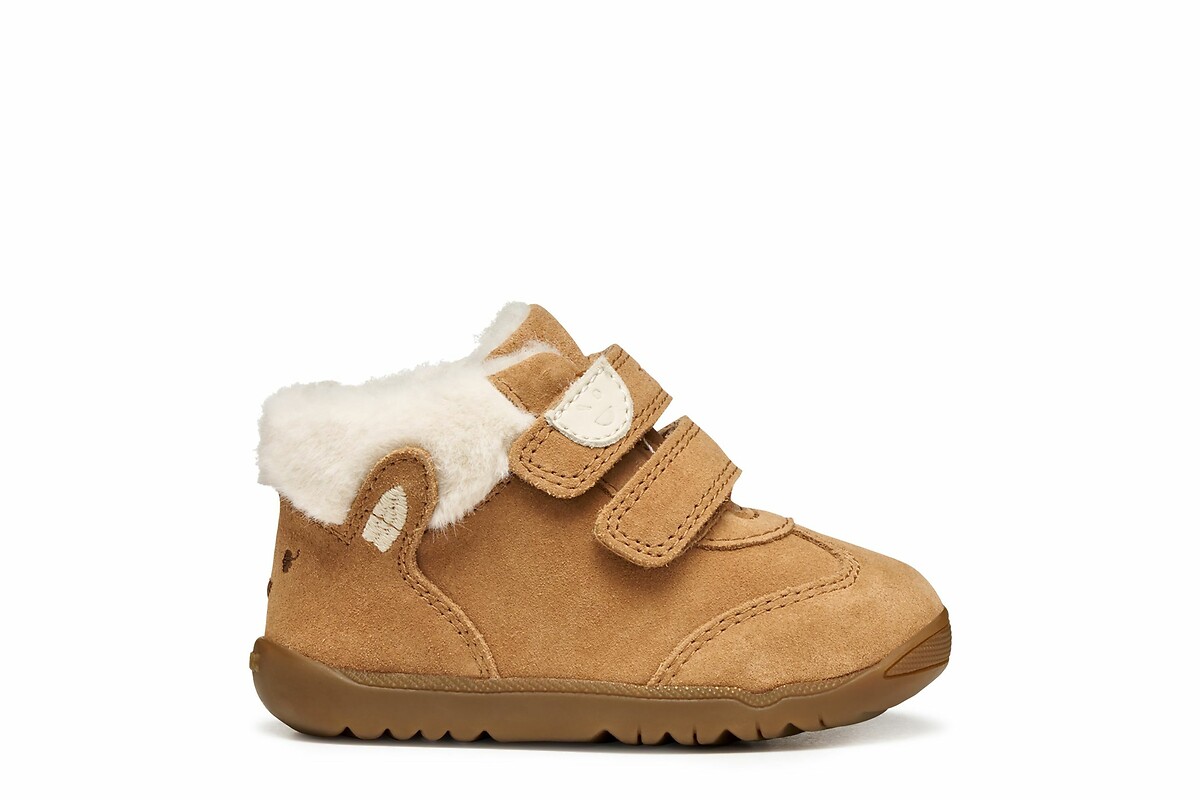 GEOX<br>Tênis de cano alto forrado com fecho de velcro Macchia