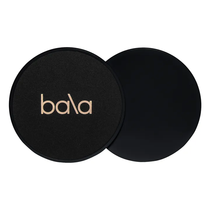 Bala Disques d'exercice Sliders - Set de 2 | Noir