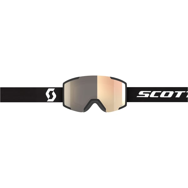 Masque de ski SCOTT SHIELD LS MINERAL BLACK/WHITE / LIGHT SENSITIVE BRONZE
