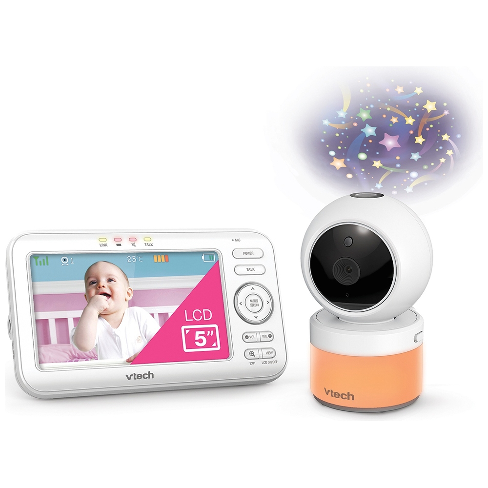 VTech VM5463 5-Zoll-Nachtsicht-Projektions-Video-Babyphone