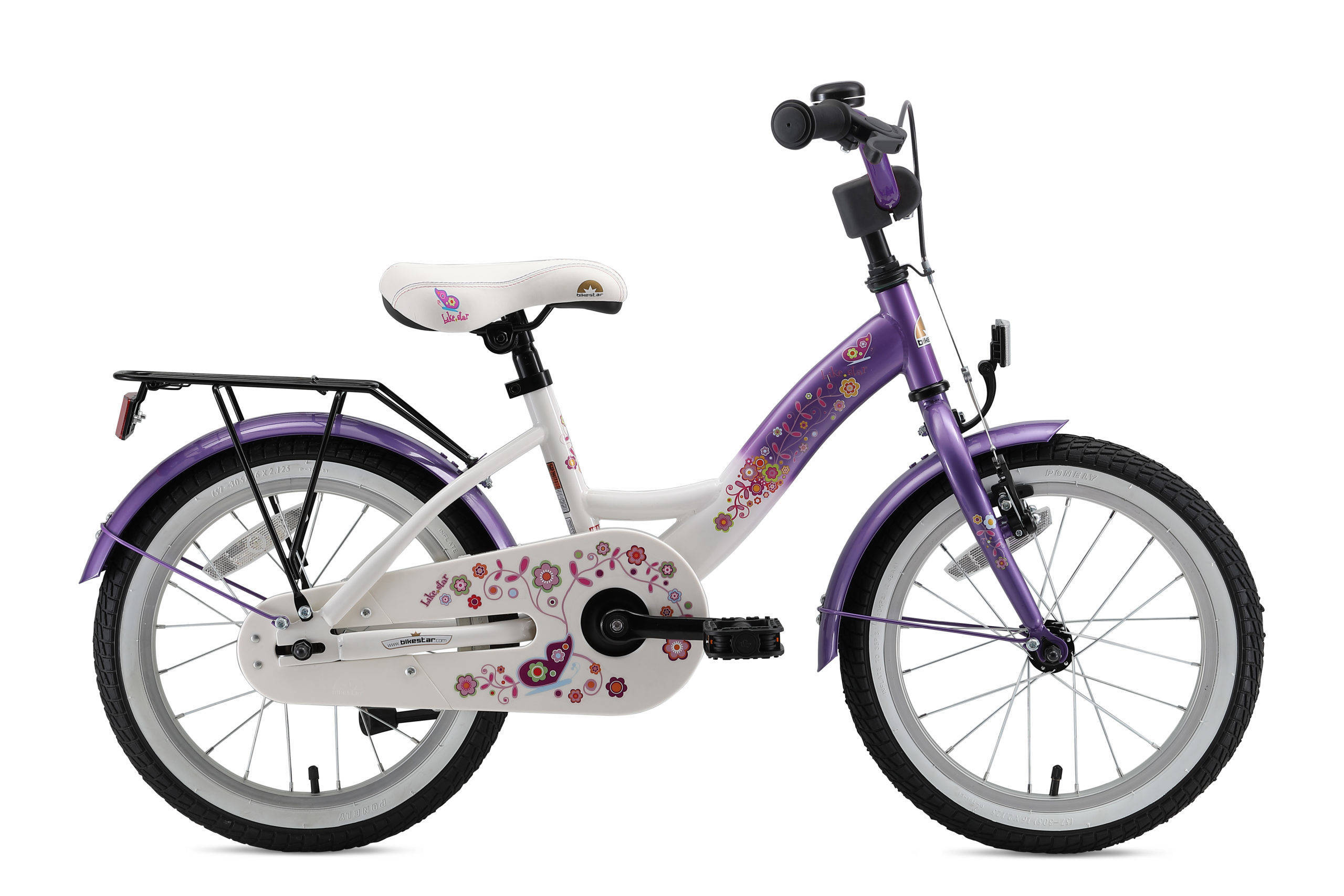 BikeStar Classic kinderfiets 16 inch lila