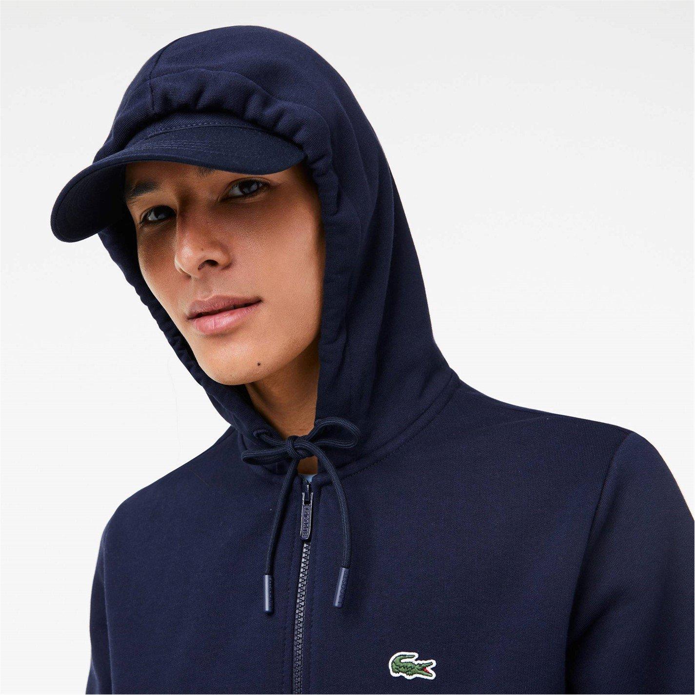 Lacoste Embroidered Croc Zip Hoodie