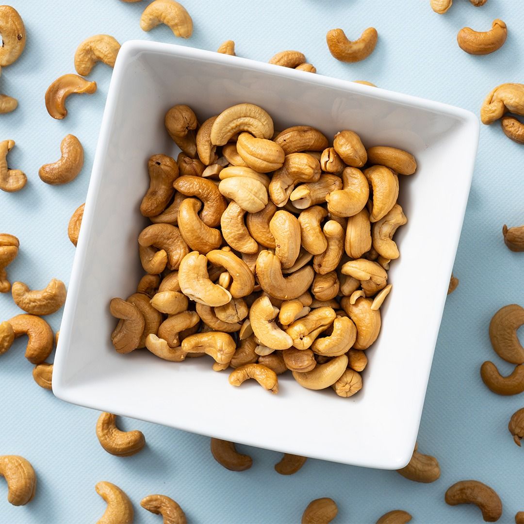 Cashewnoten gebrand ongezouten (bio)
