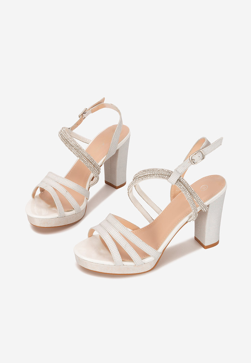 Sandales élégantes blanches Carlie